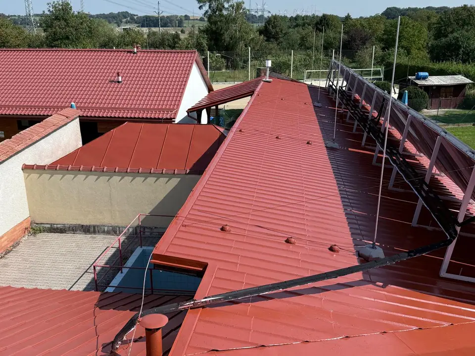 Obec Majetín — koupaliště — Po renovaci